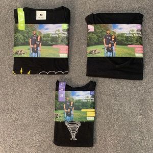 MATCHING FAMILY T-SHIRTS “Chasing Storms”-adult & “Little Tornado”-child